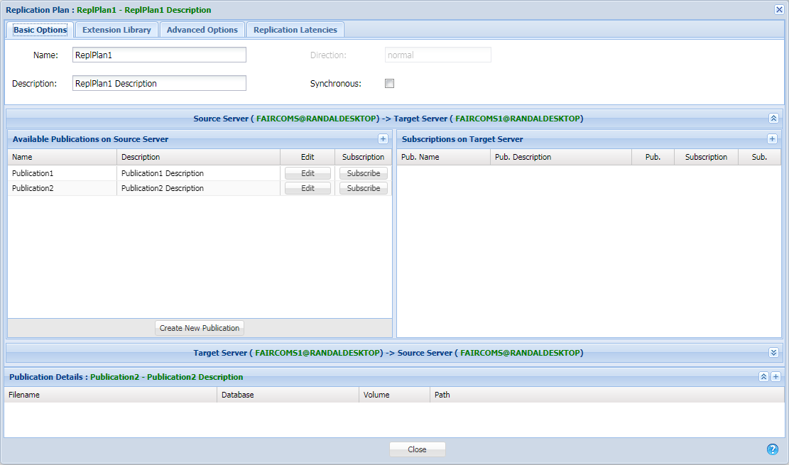 Basic Options tab